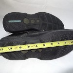COLE HAAN Nike Air Men’s BLACK Leather Plain Toe Blucher Casual Shoes – Size 11M