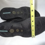 COLE HAAN Nike Air Men’s BLACK Leather Plain Toe Blucher Casual Shoes – Size 11M