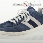Mens DIESEL casual blue leather fashion sneakers shoes sz. 11 M GREAT!