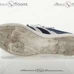 Mens DIESEL casual blue leather fashion sneakers shoes sz. 11 M GREAT!