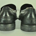 Hugo Boss Black Leather Bit Loafers Rubber Soles 10-1/2 Mint