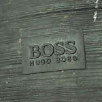 Hugo Boss Black Leather Bit Loafers Rubber Soles 10-1/2 Mint