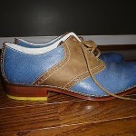 Cole Haan Saddle Shoes Blue Size 9 New!