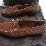 Cole Haan Mens Bowman Brown Saddle Tan Business Casual Penny Loafers Shoes 9.5 D