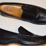 COLE HAAN AIR MENS 13 M BLACK LEATHER LOAFERS MOCCASINS DRIVING SHOES