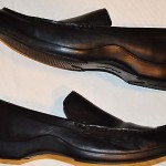 COLE HAAN AIR MENS 13 M BLACK LEATHER LOAFERS MOCCASINS DRIVING SHOES
