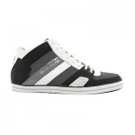 Hugo Boss Men Shoes Black Label Somerset Authentic Mid  Sneakers In Medium Grey