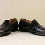 Mens COLE HAAN Penny Loafers Shoe Black Leather Sz 10.5 M