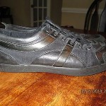 Mens Hugo Boss Fashion Sneaker Black 44 -US- 10/10.5 Leather & Nylon No scuffs!!