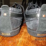 Mens Hugo Boss Fashion Sneaker Black 44 -US- 10/10.5 Leather & Nylon No scuffs!!