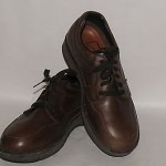 Clarks Mens Brown Leather Oxfords Size 10W….NICE!!!