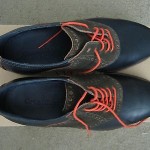 New Cole Haan Air Carter RBR Saddle Blue Casual Lace Dress Shoes Size 8 C11528