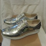 Cole Haan LunarGrand Long Wingtip Limited Edition Silver SZ 9.5M