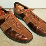 Very Nice Mens Cole Haan Leather Suede Shoes 15 M Brown EUC