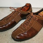 Very Nice Mens Cole Haan Leather Suede Shoes 15 M Brown EUC