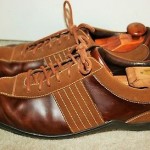 Very Nice Mens Cole Haan Leather Suede Shoes 15 M Brown EUC