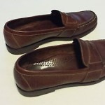 Men’s COLE HAAN Country Brown Leather SLIP ON LOAFER Shoes 9.5 M