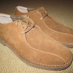 CLARKS Men’s Suede Tan Camel Desert Casual Lace Shoes Size US 12