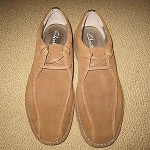 CLARKS Men’s Suede Tan Camel Desert Casual Lace Shoes Size US 12