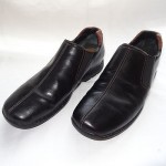 COLE HAAN Men’s BLACK Leather Center-Split Casual Comfort Loafer Shoes – Sz 11W