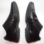 COLE HAAN Men’s BLACK Leather Center-Split Casual Comfort Loafer Shoes – Sz 11W