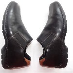 COLE HAAN Men’s BLACK Leather Center-Split Casual Comfort Loafer Shoes – Sz 11W
