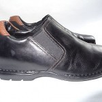 COLE HAAN Men’s BLACK Leather Center-Split Casual Comfort Loafer Shoes – Sz 11W