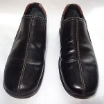 COLE HAAN Men’s BLACK Leather Center-Split Casual Comfort Loafer Shoes – Sz 11W