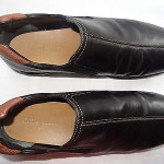 COLE HAAN Men’s BLACK Leather Center-Split Casual Comfort Loafer Shoes – Sz 11W