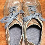 DIESEL Mens Shoes 11 Brown LEATHER Brown Almaty Lace Up Sneakers FREE SHIPPING