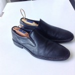 Mens Cole Haan Nike Air Black Leather Casual Shoes Sz 10.5 M