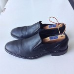 Mens Cole Haan Nike Air Black Leather Casual Shoes Sz 10.5 M
