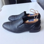 Mens Cole Haan Nike Air Black Leather Casual Shoes Sz 10.5 M