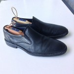 Mens Cole Haan Nike Air Black Leather Casual Shoes Sz 10.5 M