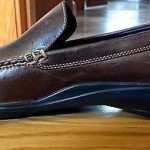 MEN’S DARK BROWN COLE HAAN LEATHER LOAFER STYPE SHOES SIZE 11.5 M