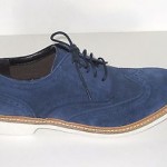 New Cole Haan Foley Wing OX II Blue Suede Leather Lace Up Casual Shoes Size 10 M