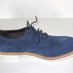 New Cole Haan Foley Wing OX II Blue Suede Leather Lace Up Casual Shoes Size 10 M