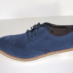 New Cole Haan Foley Wing OX II Blue Suede Leather Lace Up Casual Shoes Size 10 M