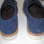 New Cole Haan Foley Wing OX II Blue Suede Leather Lace Up Casual Shoes Size 10 M