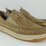 Men’s Timberland Loafers Size 6.5 Tan Leather Slip On Shoes