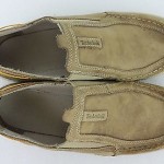Men’s Timberland Loafers Size 6.5 Tan Leather Slip On Shoes