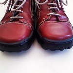 Diesel Men’s Leather Fashion Sneakers Size 9 Medium (D,M) Solid Burgundy Red
