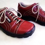 Diesel Men’s Leather Fashion Sneakers Size 9 Medium (D,M) Solid Burgundy Red