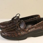 Cole Haan country crocodile loafers Sz 9 M