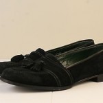 Cole Haan Bragano  Black Suede Tassels  Loafers Sz 10 N