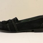 Cole Haan Bragano  Black Suede Tassels  Loafers Sz 10 N
