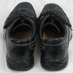 Men’s COLE HAAN Shoes Black Leather Stitched NIKE Air Oxford Size 10.5 M