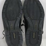 Men’s COLE HAAN Shoes Black Leather Stitched NIKE Air Oxford Size 10.5 M