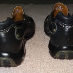 COLE HAAN Nike AIR Black Leather Mens Loafer 8.5M C04054 Slip On EUC Cushioned