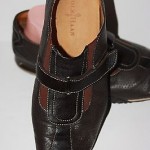 Nice Mens Cole Haan Nike Air Brown Black Leather Casual Oxford Shoes 11 M Velcro
